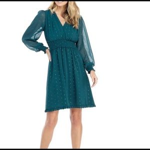 Emerald Gal Meets Glam Party Dress